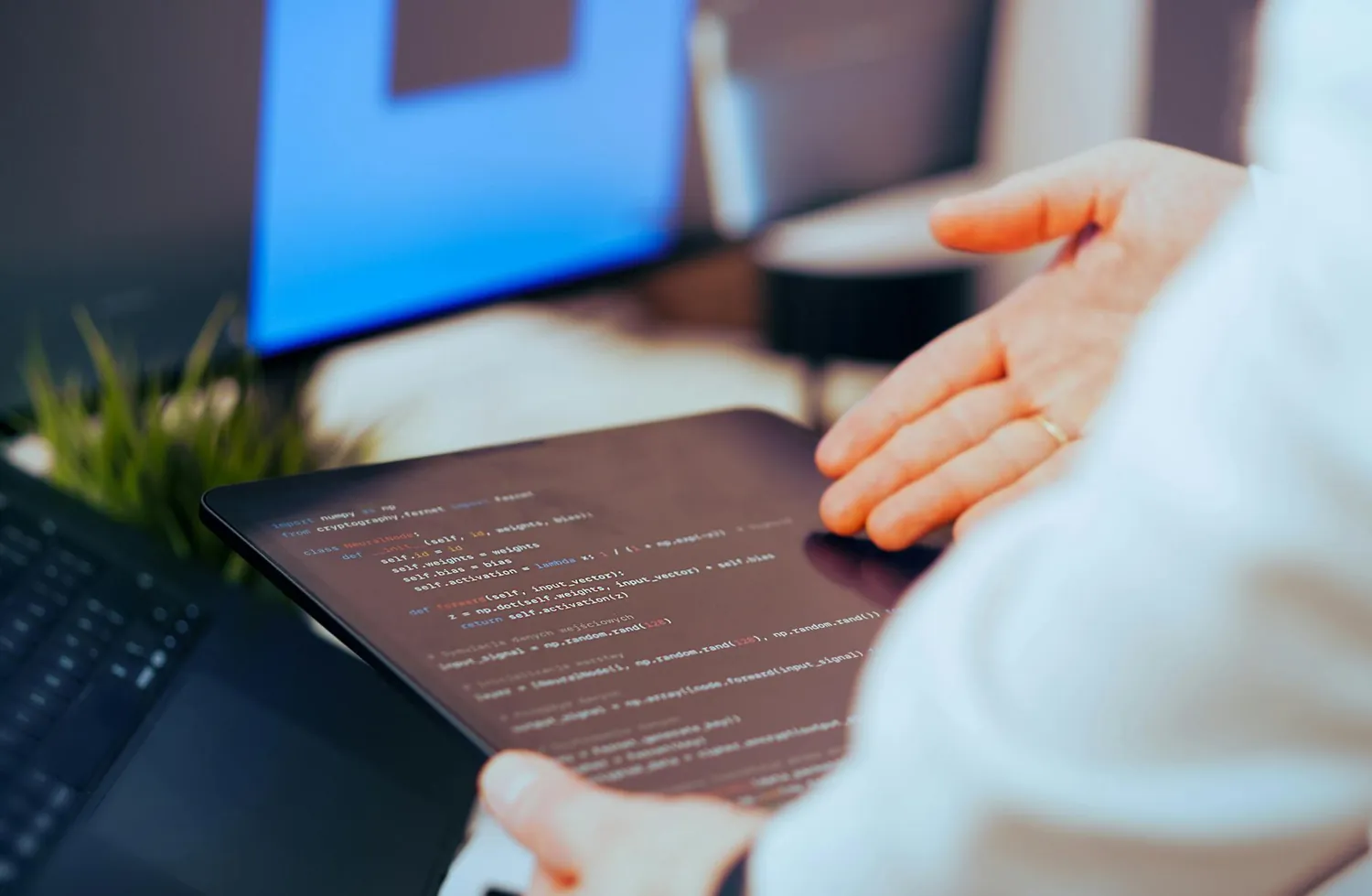 ai development agency in australia — development team reviewing AI projects - Photo by Jakub Zerdzicki on Pexels