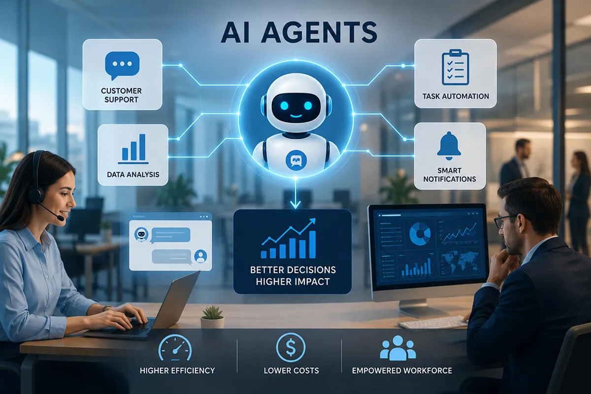 ai agent development solutions — team collaborating on whiteboard - Photo by Moe Magners on Pexels