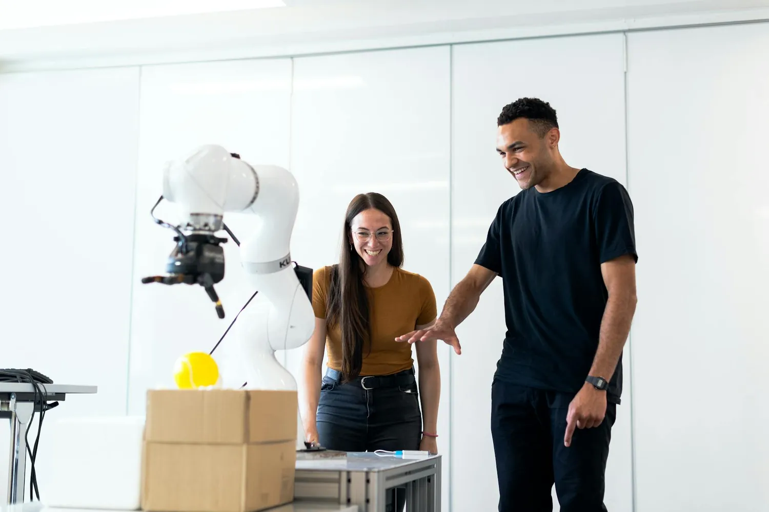 team collaborating on AI project - Photo by ThisIsEngineering on Pexels