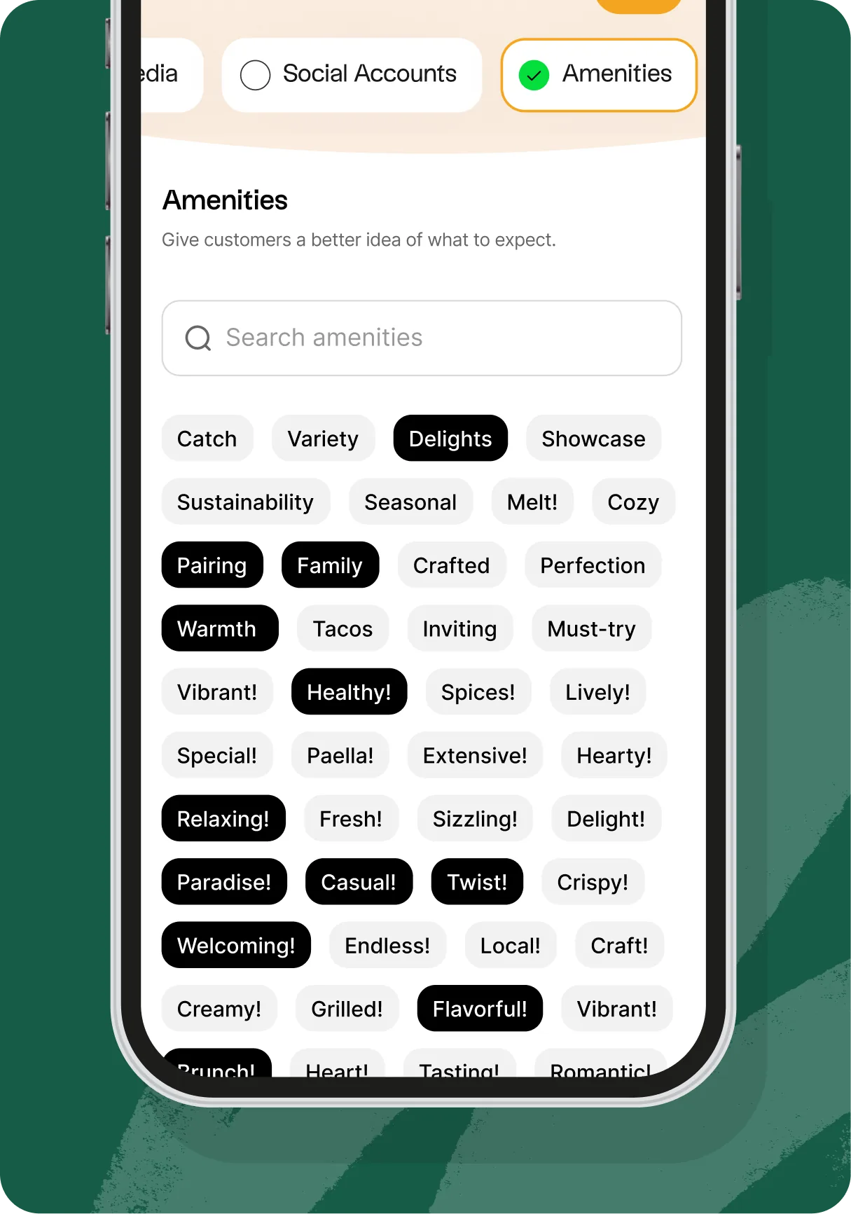 GreenHub business listing onboarding flow