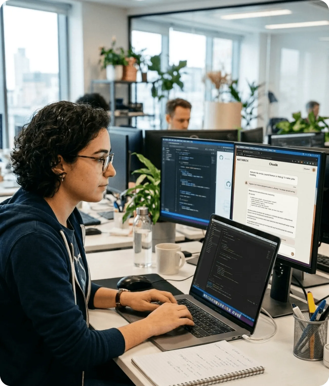 Claude AI development workflow at PixlerLab